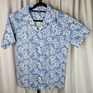 COOFANDY Men Floral 100% Cotton Front Pocket Short Sleeve Casual Summer Shirt M‎